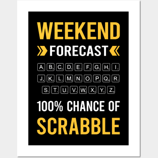 Weekend Forecast Scrabble Posters and Art